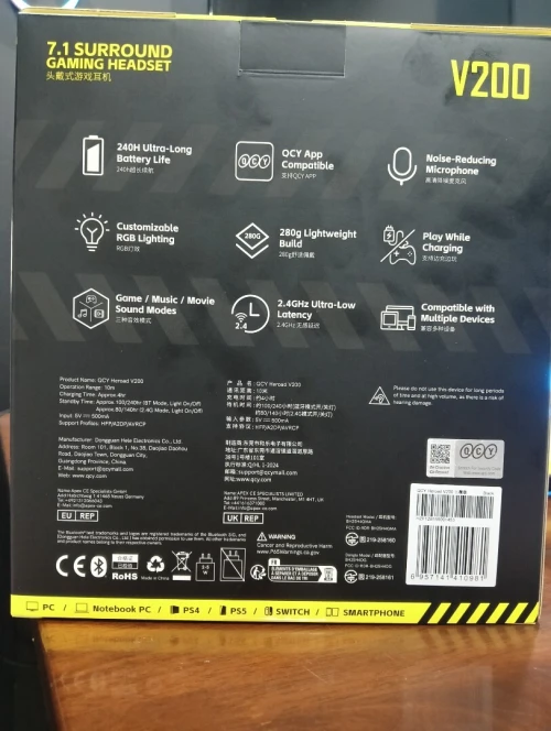 Headset gaming / casque gaming