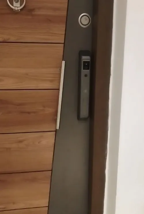 Serrure intelligente avec camera HD et recounaissance faciale, Sécurité avancée pour porte d'entrée