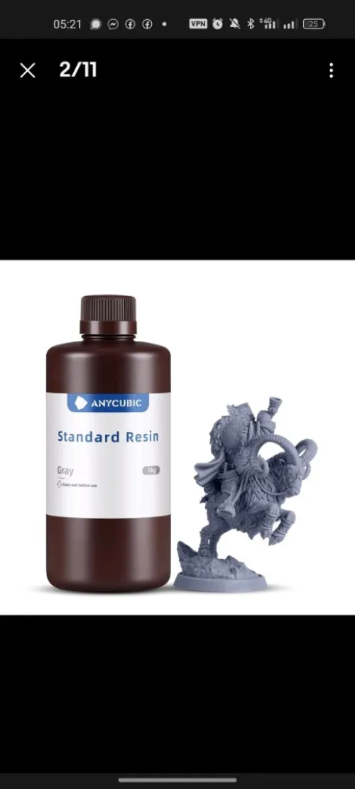 Resine anycubic standard