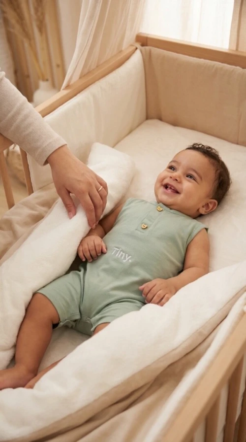 Grenouillère Tiny pour bébé 100% coton