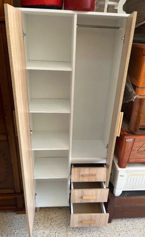 Garde robe 2porte mélamine