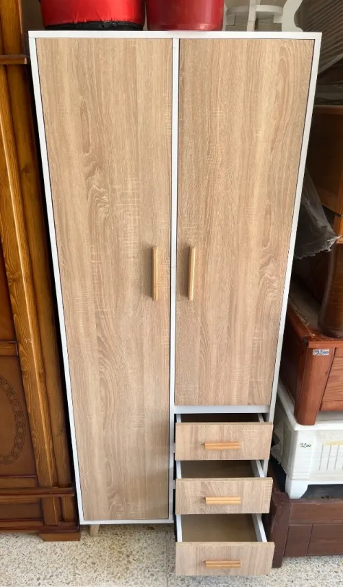 Garde robe 2porte mélamine