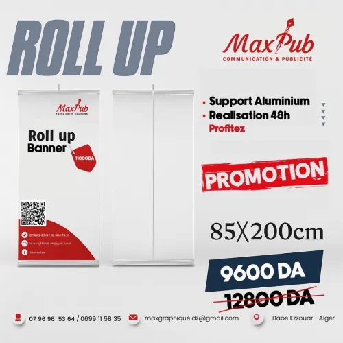 Roul up Banner