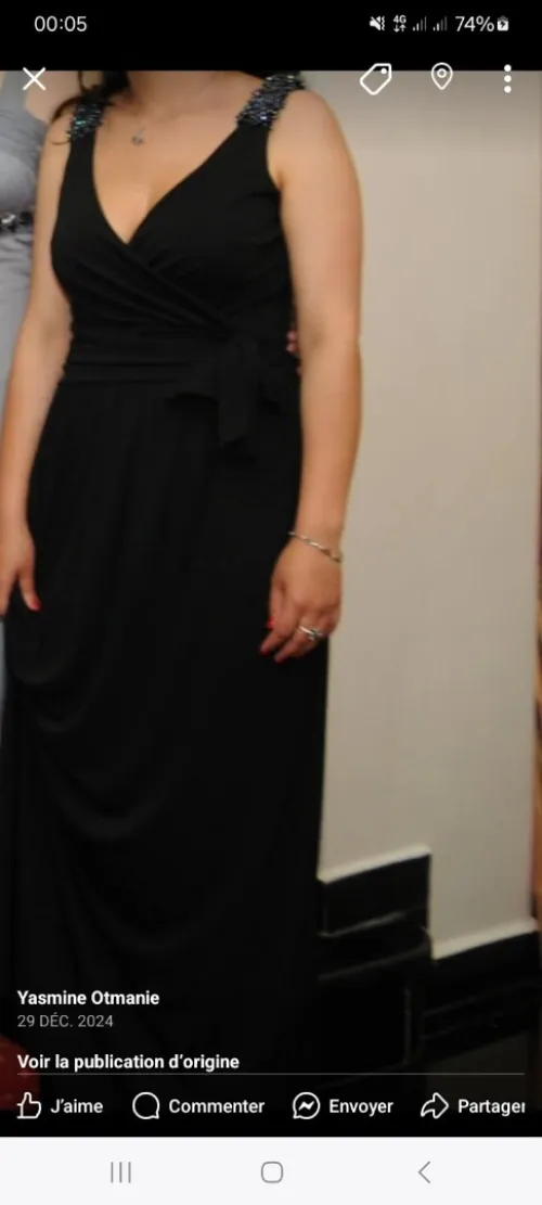 Robe soirée noir 