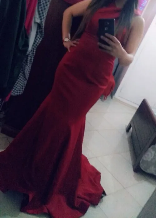 Robe soirée rouge
