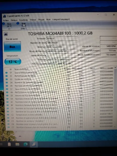 Disque dur 1T externe