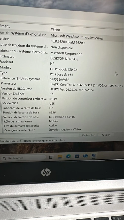 HP probook 430G6