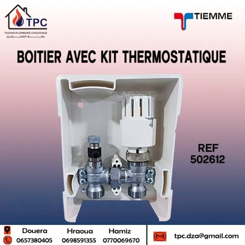 Boitier avec Kit Thermostatique