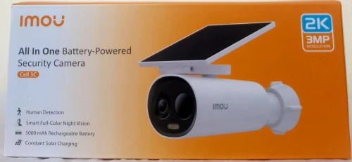 imou Cell 3C 2k Camera Sécurité Avec Paneau Solaire et Batterie Original