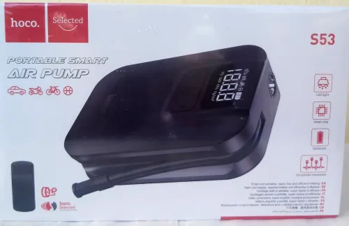 Hoco Smart Pompe Air S53 Intelligente Affichage Numérique Portable