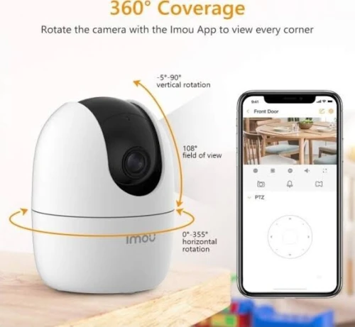 Caméra imou Ranger 2 2k (3mp) Wi-Fi   Dahua De Surveillance Et Sécurité 360 Original