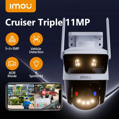 Camera imou Cruiser Triple Lens 11Mp Full  Coleur Original