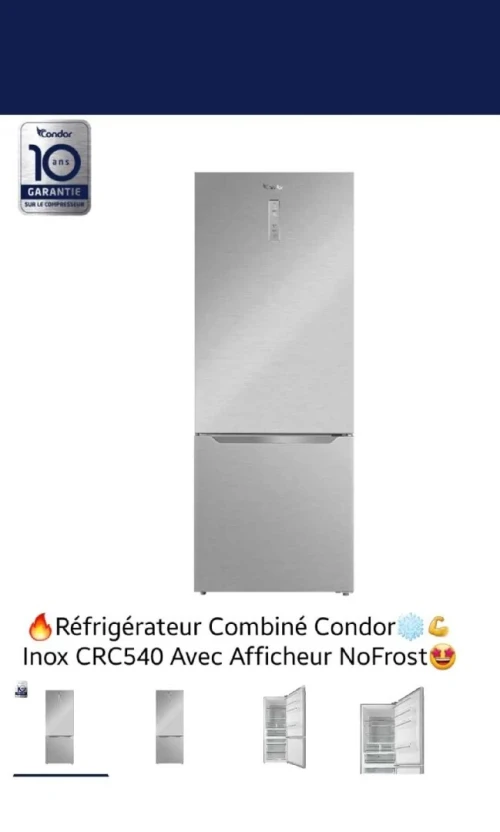 réfrigérateur Combiné CRC540Aix No Forst