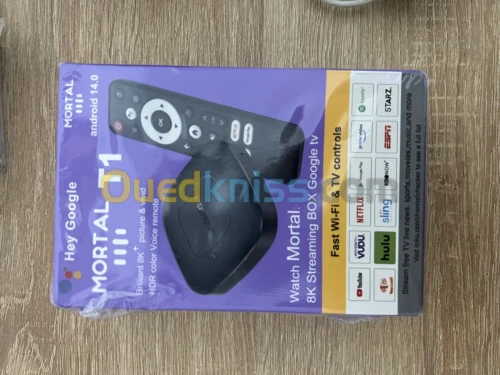 TV BOX mortal T1 android 14 google 2gb +8gb 