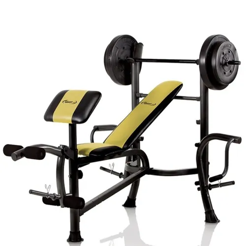 BANC DE MUSCULATION ET POIDS GIANT FIT