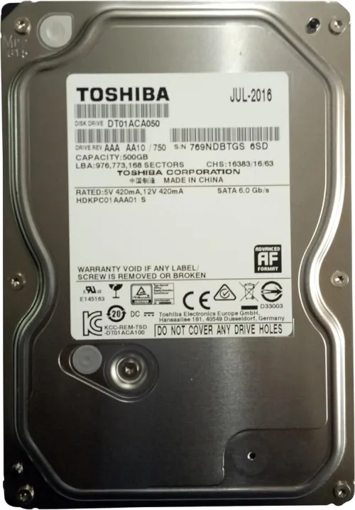 Disque Dur HDD 3.5 500 Go