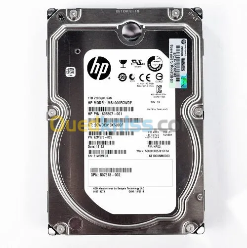 Disque dur serveur SAS 3.5 1/2/4 TB 