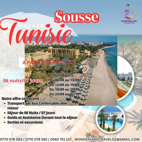 voyage organisé Sousse & Monastir