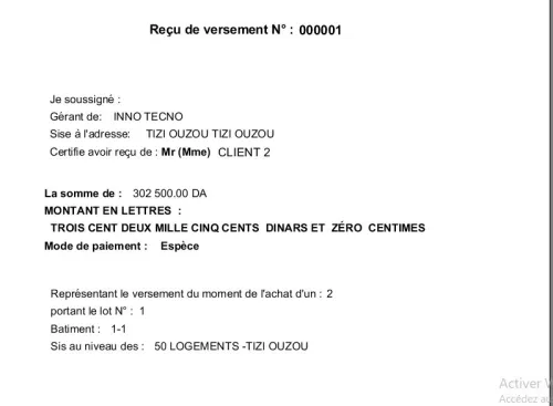 LOGICIEL DE GESTION PROMOTION IMMOBILIERE 