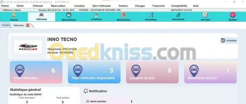 LOGICIEL DE GESTION LOCATION DE VOITURES 