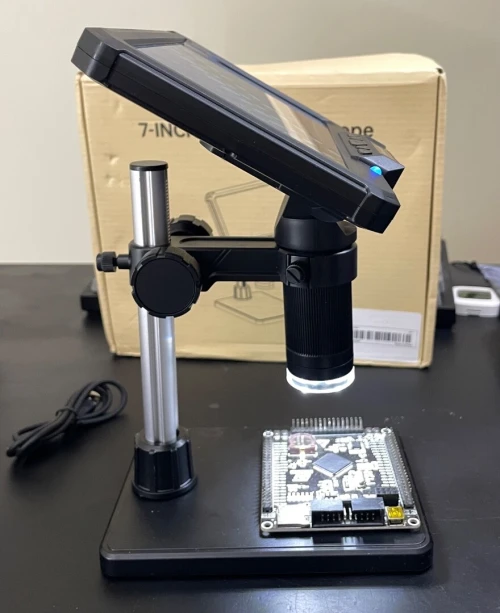 Microscope 7 pouces écran 17cm, 1200x
