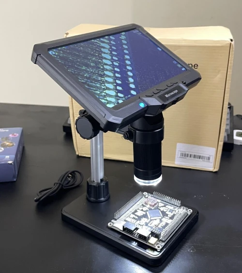 Microscope 7 pouces écran 17cm, 1200x