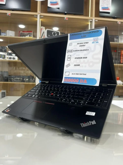 LAPTOP LENOVO THINKPAD L15 RYZEN 7PRO-5850U/32G DDR4/240G SSD/CG AMD RADEON /15.6` TACTILE