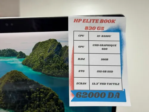 HP ELITE BOOK 830 G5 /I5-8EME/16GB/512GB SSD/13.3 FHD TACTILE 