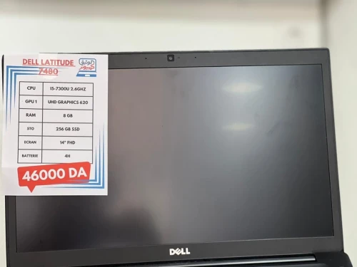 DELL Latitude 7480 i5 7eme génération/8GB RAM/ 256 GB SSD