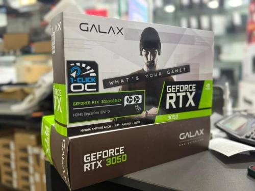CARTE GRAPHIQUE GALAX NVIDIA GEFORCE RTX3050 OC 6G GDDR6 96BIT  2FANS