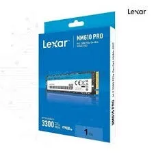 LEXAR NM610 PRO 1TB - SSD M.2 NVME - PCIE 3.0 GEN3X4 - 3300 MO/S - PC PORTABLE & BUREAU
