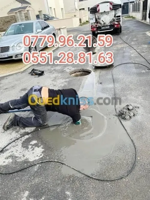 Service nettoyage débouchage canalisation vidange