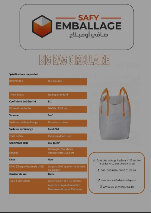 Production De Big Bag