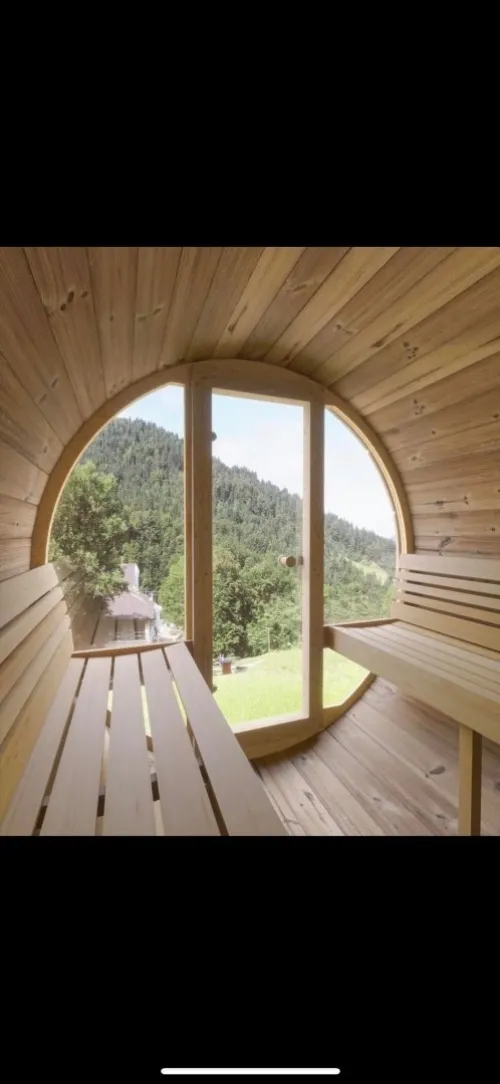 Le Sauna Harvia avec le bois . Aspen ,Abachi,thermoaspen,Thermoalder,pine , Spruce 