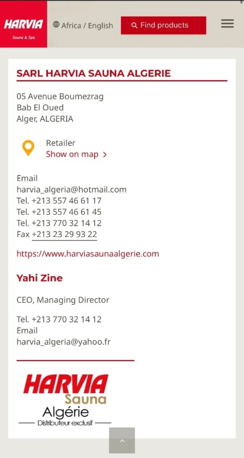 Officiel dealer en Algerie