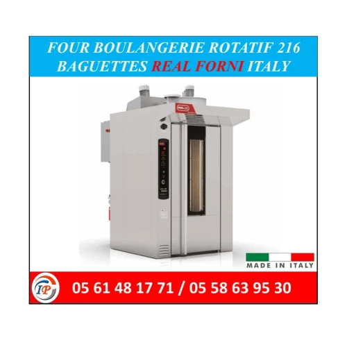 FOUR BOULANGERIE ROTATIF 216 BAGUETTES REAL FORNI ITALY 