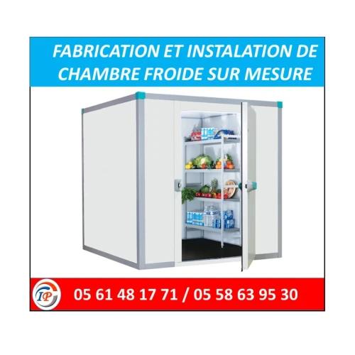 FABRICATION ET INSTALATION DE CHAMBRE FROIDE SUR MESURE 