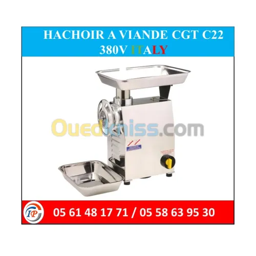 HACHOIR A VIANDE CGT C22  380V ITALY 