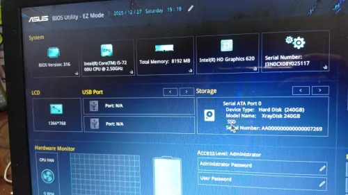 Asus i5 7 génération