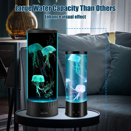  Lumière D'Ambiance Méduse LED, Veilleuse Décoration Bureau Table