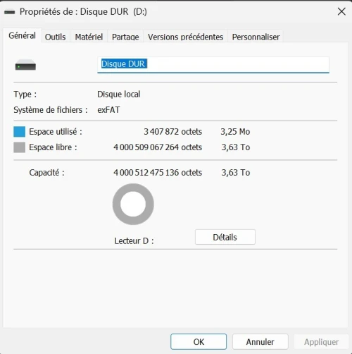 Disque Dur externe 4 To HDD SEAGATE