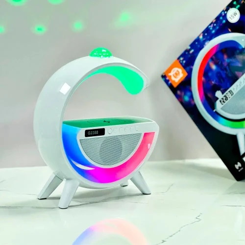 3EN1 BAFFLE+LAMPE INTELLIGENTE RGB AVEC CHARGEMENT SANS FIL G-2388
