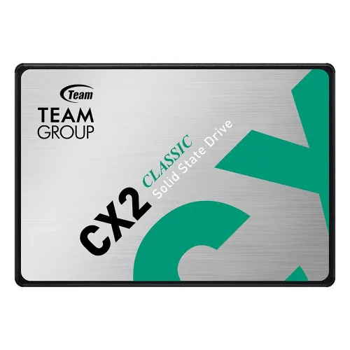 Team Group CX2 256Go SSD disque interne 2,5 pouces SATA III pour un laptop sous l'emballage