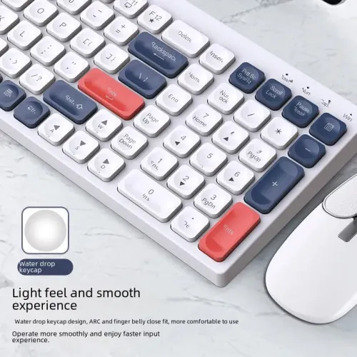 HAVIT KB830WB pack combiné clavier et souris sans fil rechargeable Connectivité Double Mode