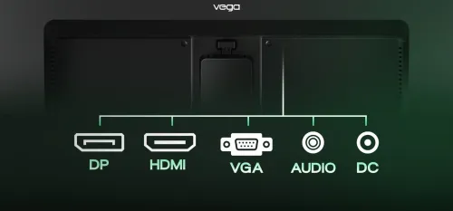 Moniteur gaming Matos VEGA 24'' 120Hz IPS 1ms DisplayPort/HDMI/VGA/sortie audio/1500:1