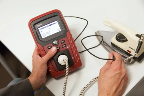 Testboy TV465 Testeur d'appareils électriques avec mesures d'isolation de terre et courant de fuite