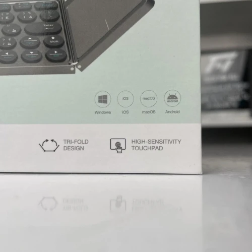 Clavier Sans Fil GKM55 Tri Fold Ultra Fin Avec Touchpad Et Bluetooth5.0 Green Lion