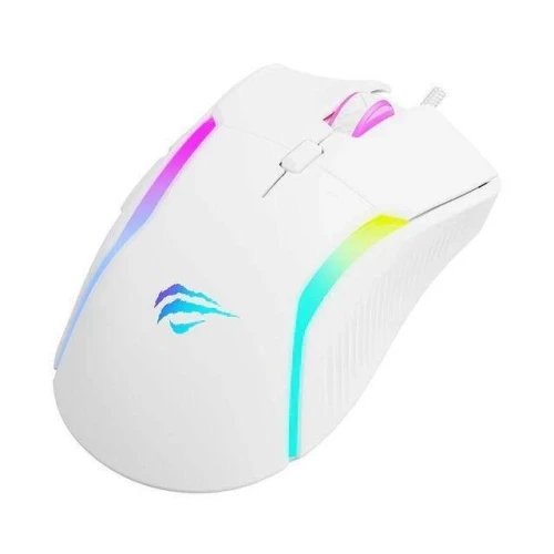 Havit Gamenote MS1033 souris de jeu filaire RGB avec 9 boutons programmable à 8000 DPI.