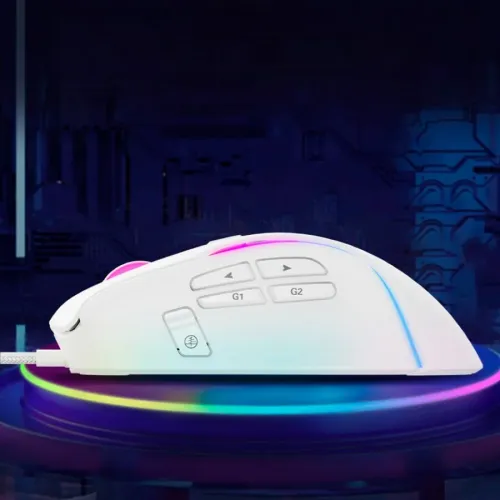 Havit Gamenote MS1033 souris de jeu filaire RGB avec 9 boutons programmable à 8000 DPI.