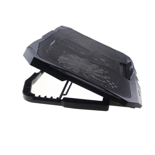 Support Refroidisseur S18 a 4 ventilo rgb pour ordinateur Portable 10 à 17 pouces